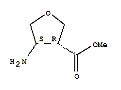 3-Furancarboxylicacid,4-aminotetrahydro-,methylester,(3r,4s)-(9ci) Structure,362488-80-0Structure