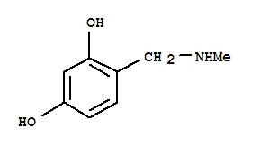 1,3-Benzenediol ,4-[(methylamino)methyl ]-(9ci) Structure,364365-60-6Structure