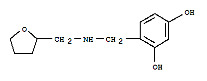 1,3-Benzenediol ,4-[[[(tetrahydro-2-furanyl)methyl ]amino]methyl ]-(9ci) Structure,364365-77-5Structure