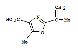 4-Oxazolecarboxylicacid,5-methyl-2-(1-methylethenyl)-(9ci) Structure,364607-75-0Structure