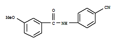 Benzamide,n-(4-cyanophenyl)-3-methoxy-(9ci) Structure,364742-59-6Structure