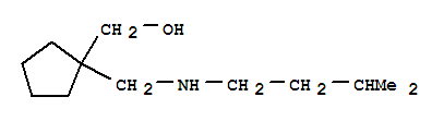 Cyclopentanemethanol ,1-[[(3-methylbutyl)amino]methyl ]-(9ci) Structure,365242-04-2Structure