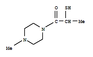 Piperazine,1-(2-mercapto-1-oxopropyl)-4-methyl-(9ci) Structure,365454-32-6Structure