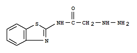 Acetamide,n-2-benzothiazolyl-2-hydrazino-(9ci) Structure,365544-22-5Structure