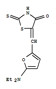 4-Thiazolidinone,5-[[5-(diethylamino)-2-furanyl ]methylene]-2-thioxo- Structure,365982-85-0Structure