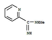 2-Pyridinecarboximidamide,n-methyl-(9ci) Structure,366457-53-6Structure