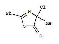 5(4H)-oxazolone, 4-chloro-4-methyl-2-phenyl- Structure,36648-43-8Structure