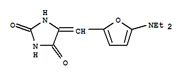 2,4-Imidazolidinedione,5-[[5-(diethylamino)-2-furanyl ]methylene]- Structure,366824-40-0Structure