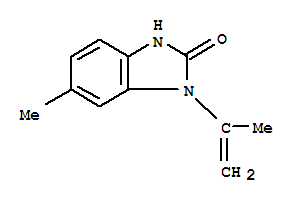 2H-benzimidazol-2-one,1,3-dihydro-6-methyl-1-(1-methylethenyl)-(9ci) Structure,36743-76-7Structure