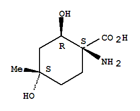 Cyclohexanecarboxylic acid,1-amino-2,4-dihydroxy-4-methyl-,(1r,2s,4r)-rel- Structure,367507-95-7Structure