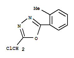 2-(Chloromethyl)-5-(2-methylphenyl)-1,3,4-oxadiazole Structure,36770-20-4Structure