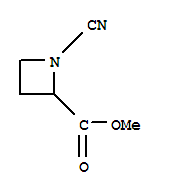 2-Azetidinecarboxylicacid,1-cyano-,methylester(9ci) Structure,367906-59-0Structure