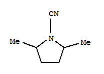 1-Pyrrolidinecarbonitrile,2,5-dimethyl-(9ci) Structure,367906-65-8Structure