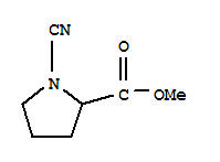 Proline,1-cyano-,methyl ester (9ci) Structure,367906-67-0Structure