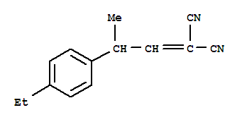 [2-(4-Ethylphenyl)propylidene]malononitrile Structure,367912-36-5Structure