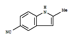 2-Methyl-1h-indole-5-carbonitrile Structure,36798-24-0Structure