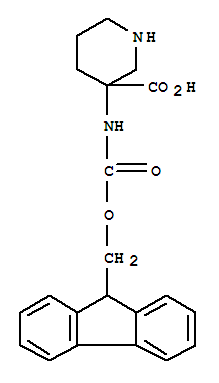 3-Piperidinecarboxylicacid,3-[[(9h-fluoren-9-ylmethoxy)carbonyl ]amino]-(9ci) Structure,368866-20-0Structure