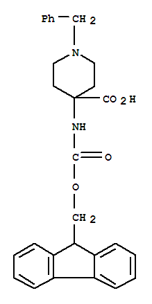 4-Piperidinecarboxylicacid,4-[[(9h-fluoren-9-ylmethoxy)carbonyl ]amino]-1-(phenylmethyl)-(9ci) Structure,368866-30-2Structure