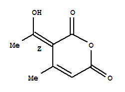 2H-pyran-2,6(3h)-dione,3-(1-hydroxyethylidene)-4-methyl-,(3z)-(9ci) Structure,368876-44-2Structure