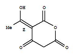 2H-pyran-2,4,6(3h,5h)-trione,3-(1-hydroxyethylidene)-,(3z)-(9ci) Structure,368876-55-5Structure