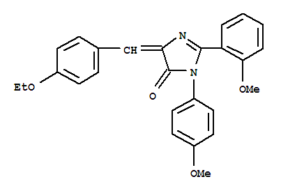 4H-imidazol-4-one,5-[(4-ethoxyphenyl)methylene]-3,5-dihydro-2-(2-methoxyphenyl)-3-(4-methoxyphenyl)- Structure,369623-66-5Structure