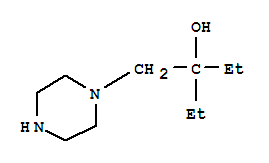 1-Piperazineethanol ,-alpha-,-alpha--diethyl-(9ci) Structure,369626-06-2Structure