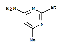 4-Pyrimidinamine, 2-ethyl-6-methyl-(9ci) Structure,36999-33-4Structure