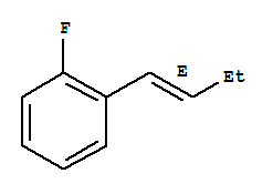 Benzene,1-(1e)-1-butenyl-2-fluoro-(9ci) Structure,370558-10-4Structure