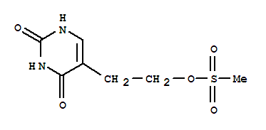 5-(2-Methylsulfonyloxyethyl)-uracil Structure,37107-76-9Structure