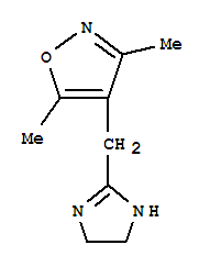 Isoxazole,4-[(4,5-dihydro-1h-imidazol-2-yl)methyl ]-3,5-dimethyl- Structure,371122-28-0Structure