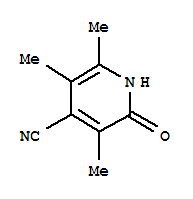 4-Pyridinecarbonitrile,1,2-dihydro-3,5,6-trimethyl-2-oxo- Structure,371204-31-8Structure