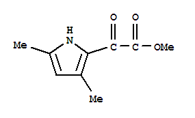 1H-pyrrole-2-aceticacid,3,5-dimethyl--alpha--oxo-,methylester(9ci) Structure,371786-24-2Structure