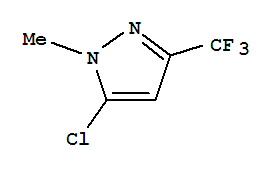 3-Trifluoromethyl-1-methyl-1h-5-chloropyrazole Structure,372075-75-7Structure