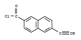 2-Naphthalenecarbonyl chloride,6-ethynyl-(9ci) Structure,372959-25-6Structure