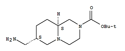 (7R,9ar)-tert-butyl 7-(aminomethyl)hexahydro-1h-pyrido[1,2-a]pyrazine-2(6h)-carboxylate Structure,373646-56-1Structure