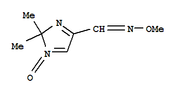 2H-imidazole-4-carboxaldehyde,2,2-dimethyl-,4-(o-methyloxime),1-oxide (9ci) Structure,374068-75-4Structure