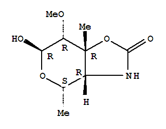 4H-pyrano[3,4-d]oxazol-2(3h)-one,tetrahydro-6-hydroxy-7-methoxy-4,7a- Structure,374072-90-9Structure