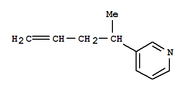 Pyridine,3-(1-methyl-3-butenyl)-(9ci) Structure,374117-66-5Structure