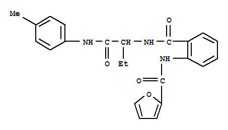 2-Furancarboxamide,n-[2-[[[1-[[(4-methylphenyl)amino]carbonyl ]propyl ]amino]carbonyl ]phenyl ]-(9ci) Structure,374562-64-8Structure