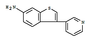 Benzo[b]thiophen-6-amine,3-(3-pyridinyl)-(9ci) Structure,374754-24-2Structure