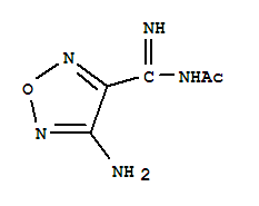 Acetamide,n-[(4-amino-1,2,5-oxadiazol-3-yl)iminomethyl ]-(9ci) Structure,374768-83-9Structure