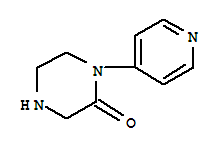 Piperazinone,1-(4-pyridinyl)-(9ci) Structure,374795-64-9Structure