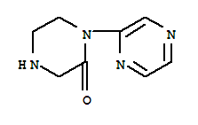 Piperazinone,1-pyrazinyl-(9ci) Structure,374795-66-1Structure