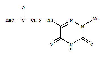 Glycine,n-(2,3,4,5-tetrahydro-2-methyl-3,5-dioxo-1,2,4-triazin-6-yl)-,methyl ester (9ci) Structure,374921-06-9Structure