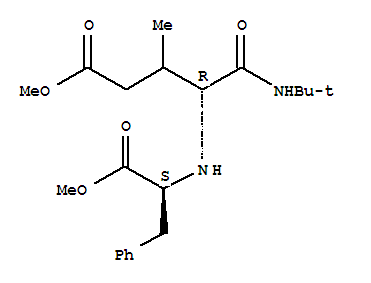 L-phenylalanine, n-[(1r)-1-[[(1,1-dimethylethyl)amino]carbonyl]-4-methoxy-2-methyl-4-oxobutyl]-, methyl ester (9ci) Structure,374936-65-9Structure