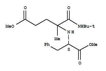 L-phenylalanine, n-[1-[[(1,1-dimethylethyl)amino]carbonyl]-5-methoxy-1-methyl-5-oxopentyl]-, methyl ester (9ci) Structure,374936-71-7Structure