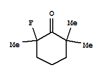 Cyclohexanone,2-fluoro-2,6,6-trimethyl-(9ci) Structure,375825-40-4Structure