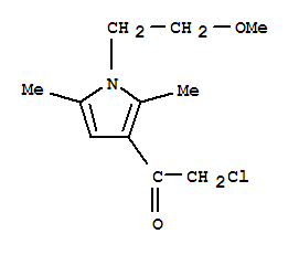 2-Chloro-1-[1-(2-methoxy-ethyl)-2,5-dimethyl-1h-pyrrol-3-yl]-ethanone Structure,379241-47-1Structure