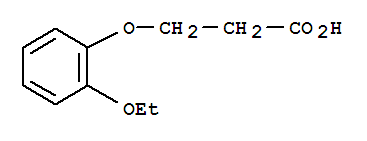 Propanoic acid,3-(2-ethoxyphenoxy)-(9ci) Structure,379254-66-7Structure