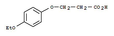 Propanoic acid,3-(4-ethoxyphenoxy)-(9ci) Structure,379254-67-8Structure